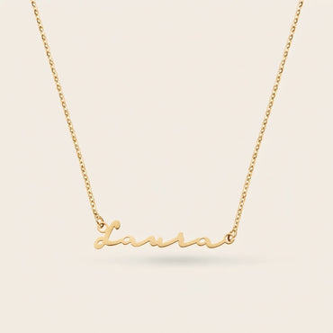 Collier Femme Prénom Signature (Or)