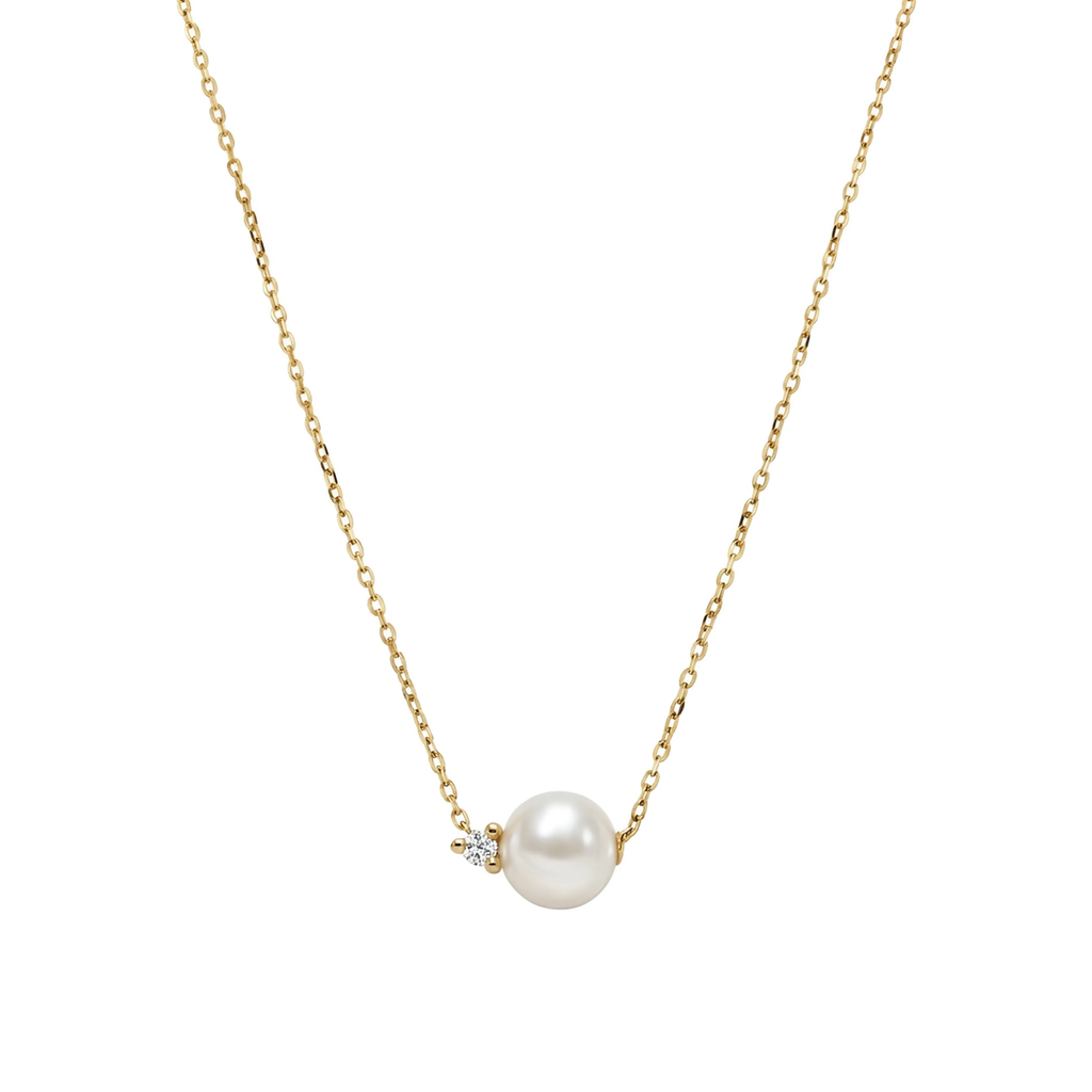 Collier Perle & Diamant