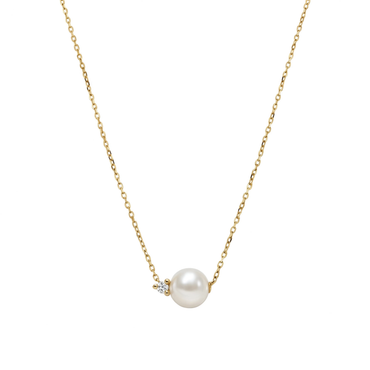 Collier Perle & Diamant