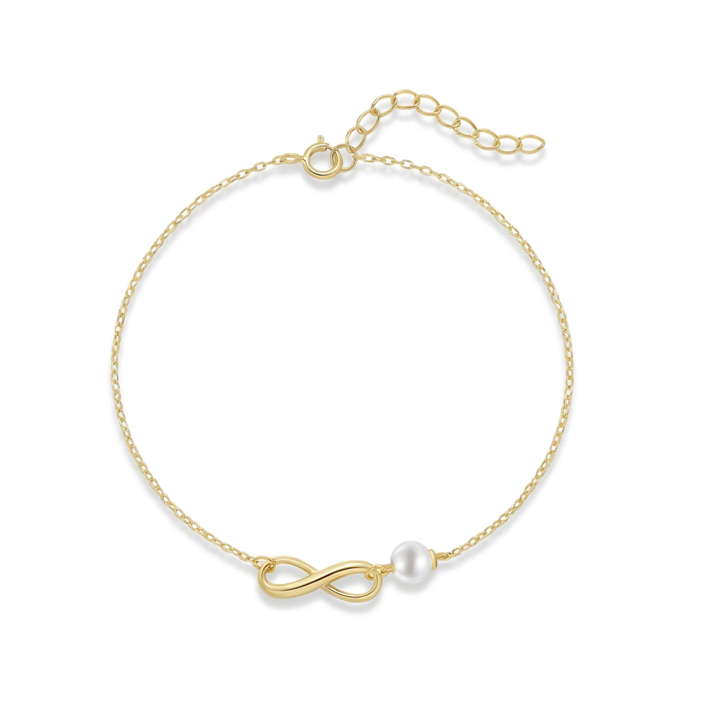Bracelet Infini & Perle