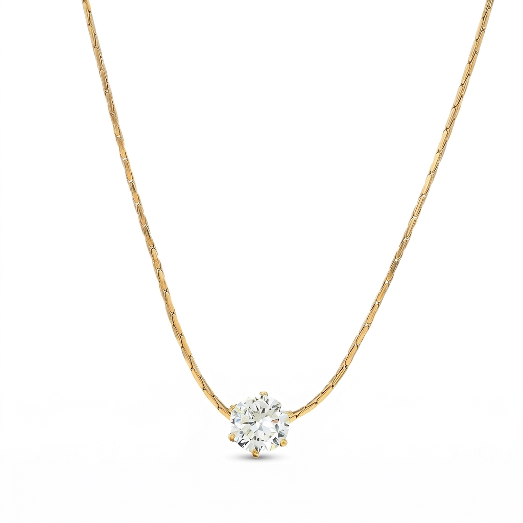 Collier Solitaire Diamant