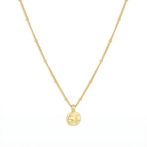 Collier Femme Pièce Ronde Or
