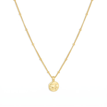 Collier Femme Pièce Ronde Or