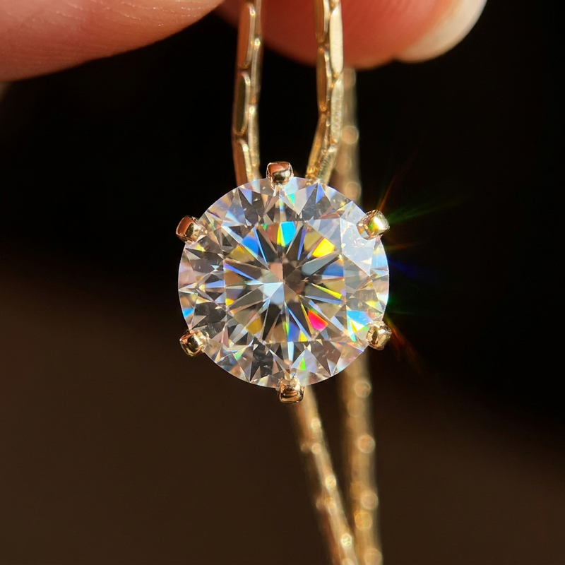 Collier Femme Solitaire Zircon