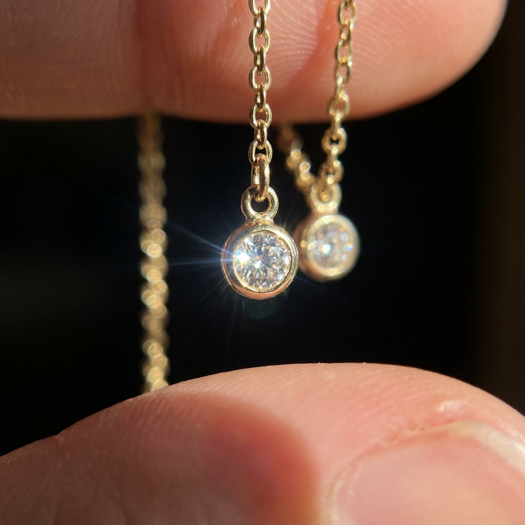 Collier Solitaire Or Massif