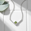Collier Angulaire Péridot