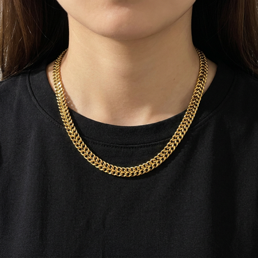 Collier Chaîne Épi Doré