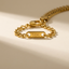 Collier Chaîne Épi Doré