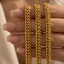 Collier Chaîne Épi Doré