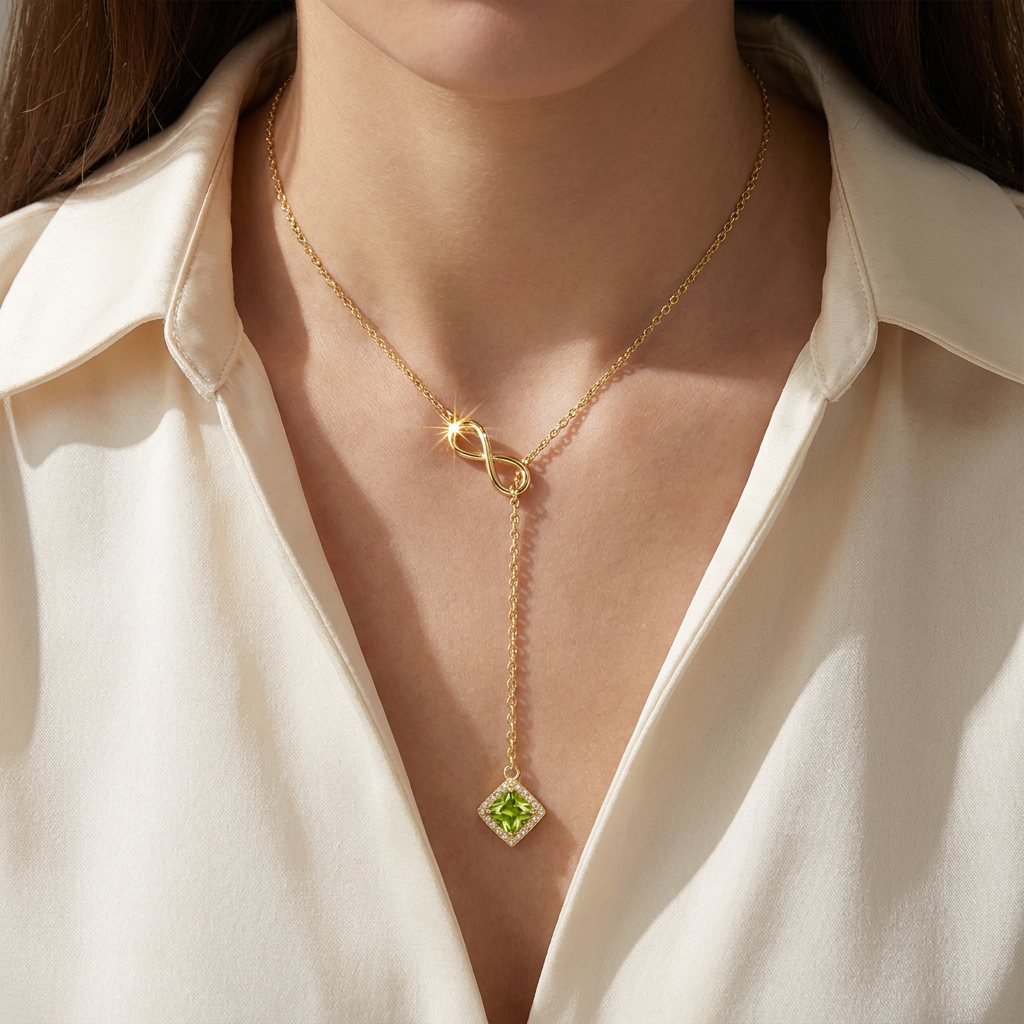 Collier Infini — Symbole de Vie et d'Amour Éternel
