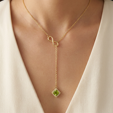 Collier Infini — Symbole de Vie et d'Amour Éternel