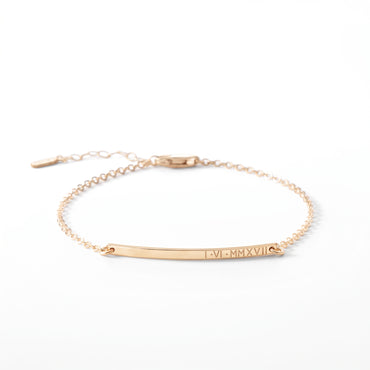Bracelet Femme Personnalisé Gravure Or