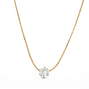 Collier Femme Solitaire Zircon
