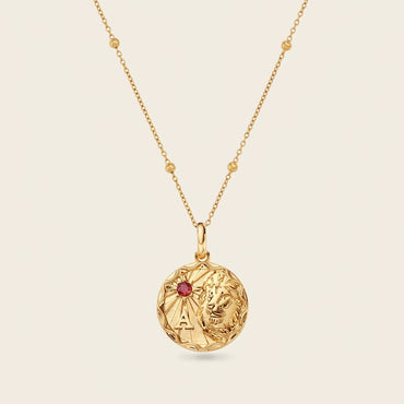Collier Femme Médaille Zodiaque Personnalisé