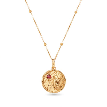 Collier Femme Médaille Zodiaque Personnalisé